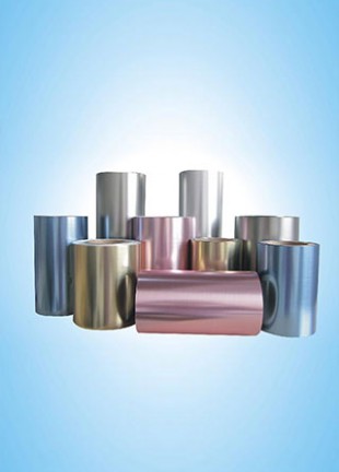 Metallized film roll