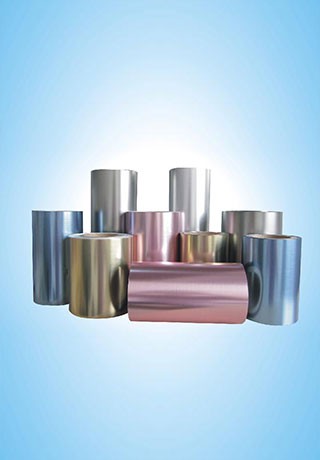 Metallized film roll